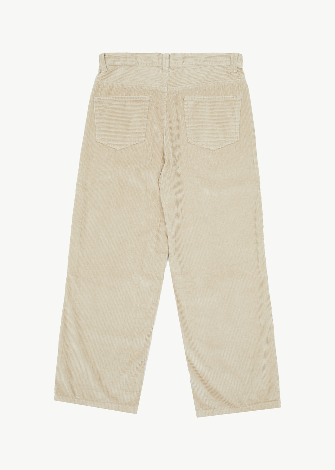 AFENDS Mens Pablo - Corduroy Baggy Pants - Dark Ecru 