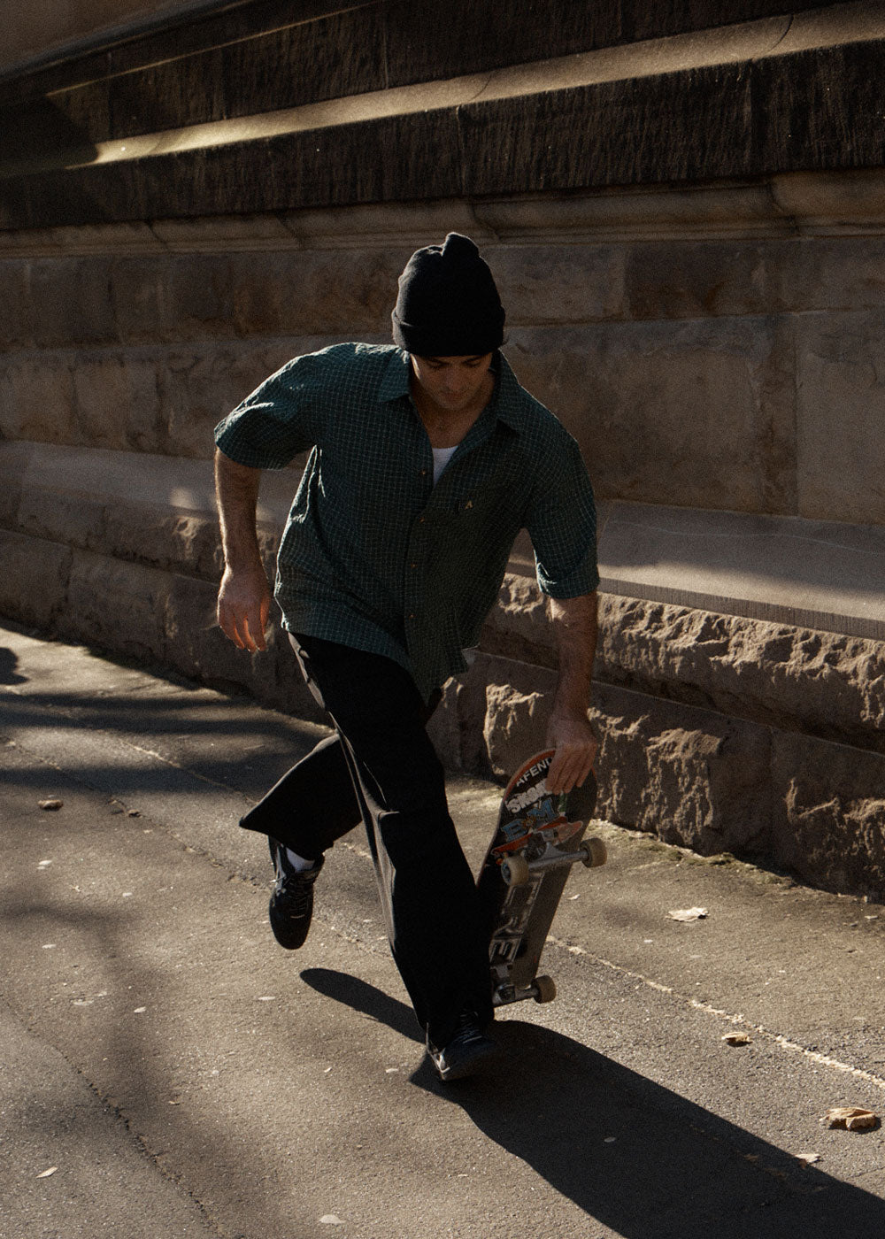 AFENDS Mens Reverb - Short Sleeve Shirt - Pine Check