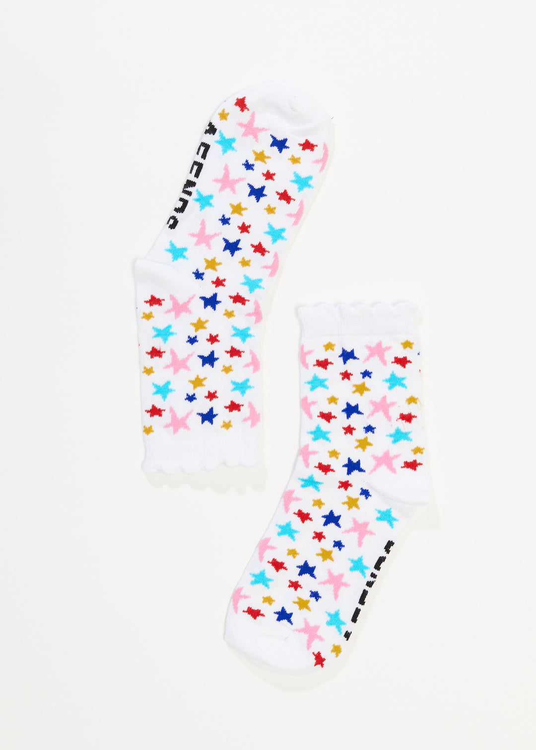 AFENDS Unisex Josie - Crew Socks - White 