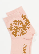 Afends Unisex Vise - Hemp Crew Socks - Lotus - Afends unisex vise   hemp crew socks   lotus 