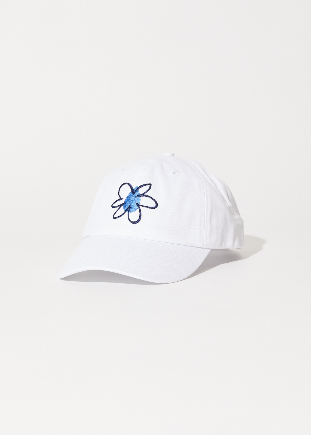 AFENDS Unisex Waterfall - Baseball Cap - White A232627-WHT-OS