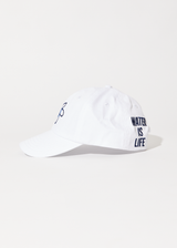 Afends Unisex Waterfall - Baseball Cap - White - Afends unisex waterfall   baseball cap   white 