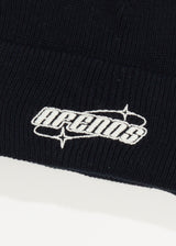 Afends Unisex Eternal - Recycled Knit Beanie - Black - Afends unisex eternal   recycled knit beanie   black 