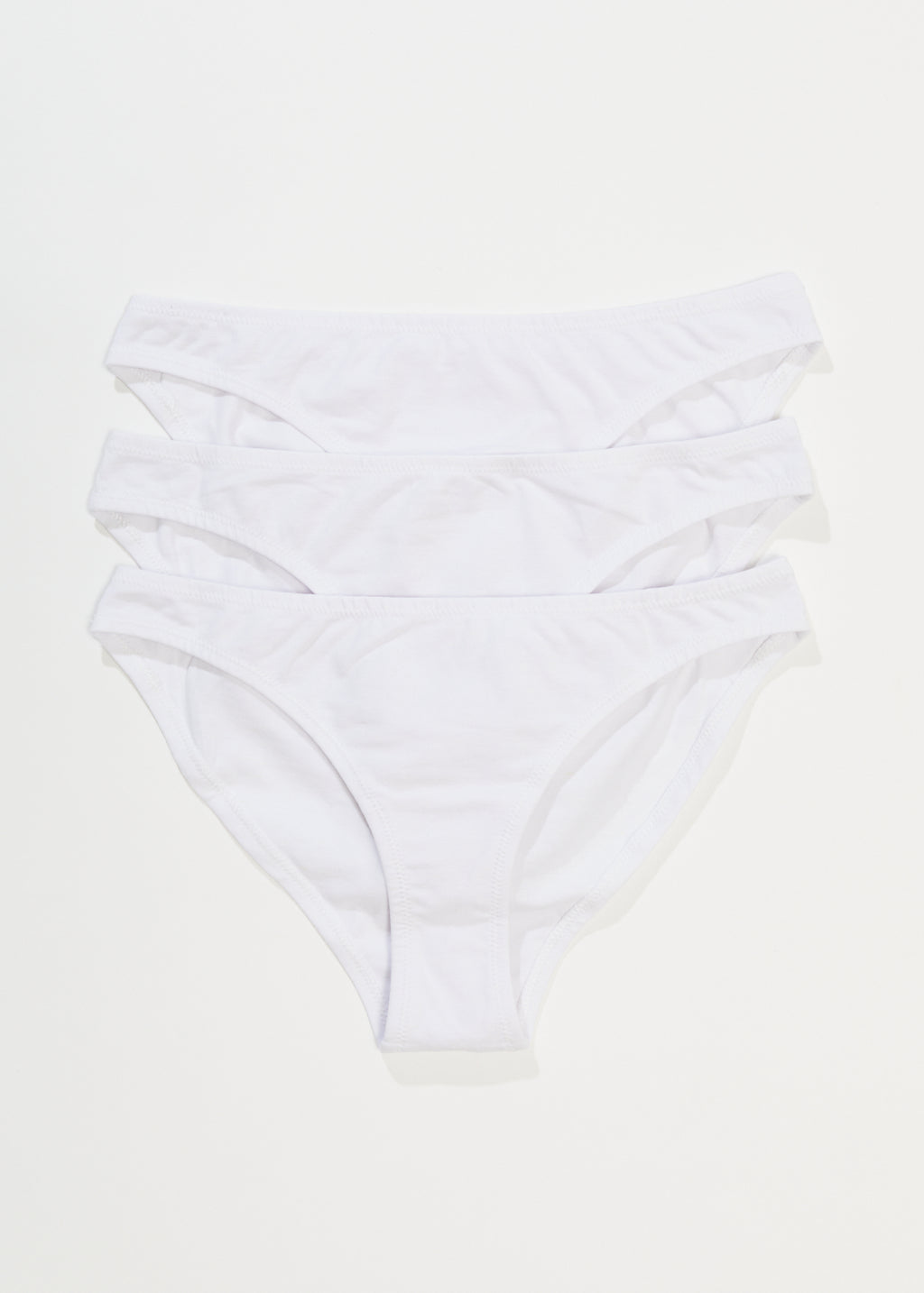 AFENDS Womens Lolly - Bikini Briefs 3 Pack - White 