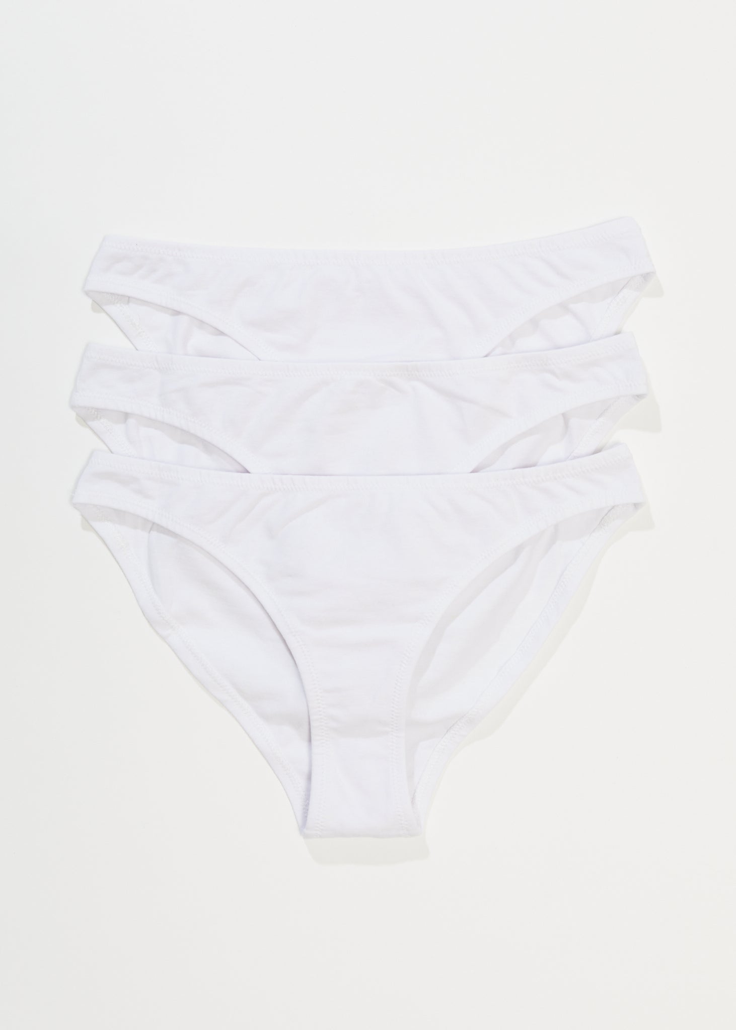 AFENDS Womens Lolly - Bikini Briefs 3 Pack - White 
