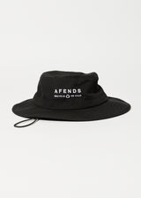 Afends Unisex Calico - Recycled Bucket Hat - Black - Afends unisex calico   recycled bucket hat   black 