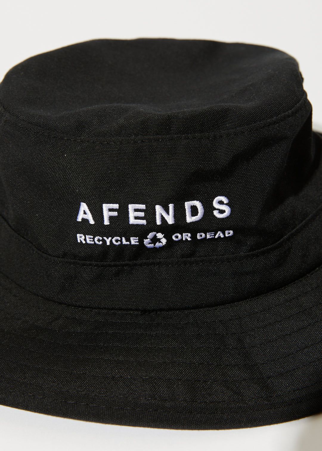 AFENDS Unisex Calico - Bucket Hat - Black 