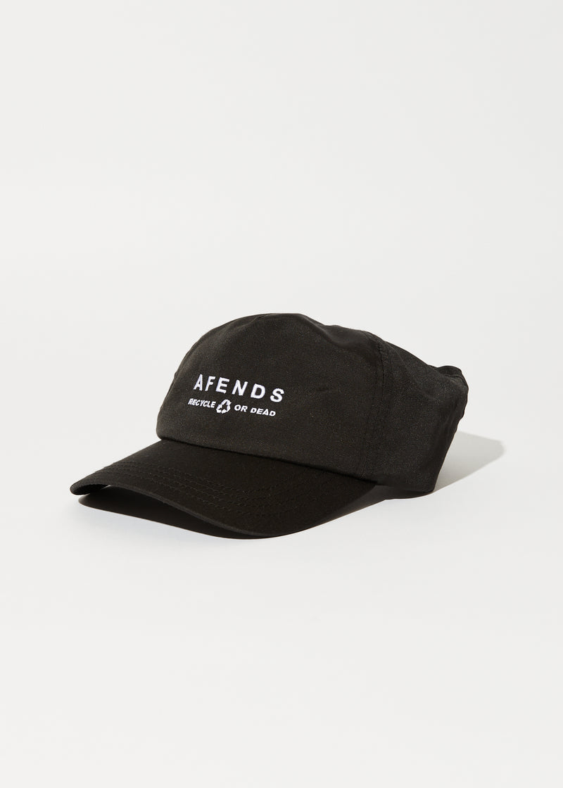 Afends Unisex Calico - Recycled Cap - Black