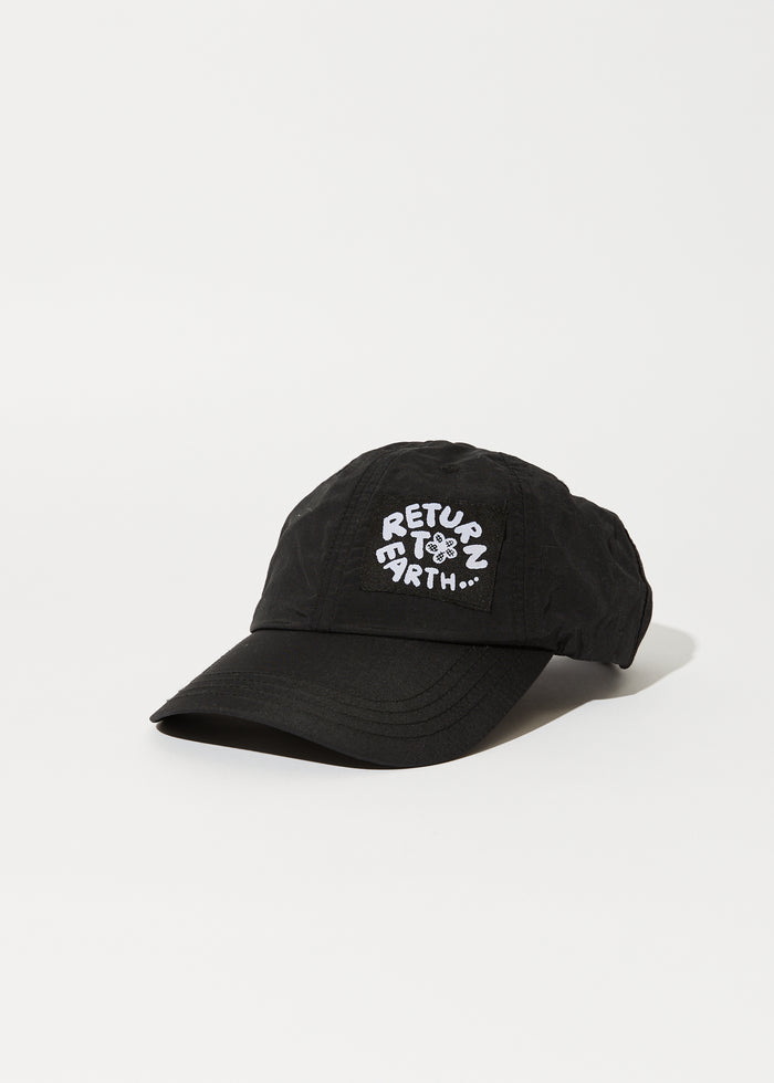 Afends Unisex Earthling - Recycled Baseball Cap - Black 