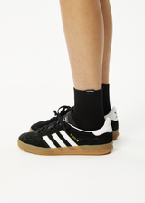 Afends Unisex The Essential - Hemp Rib Socks - Black - Afends unisex the essential   hemp rib socks   black 