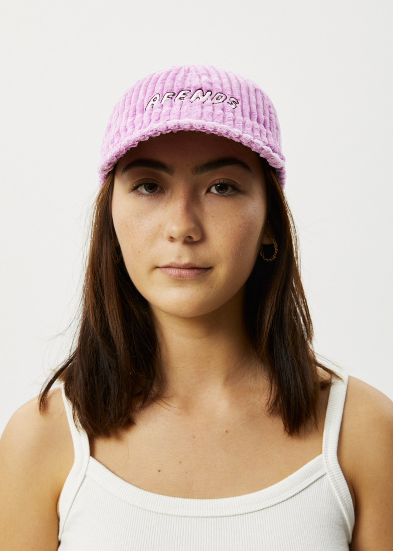 Afends Unisex Day Dream - Corduroy 6 Panel Cap - Candy