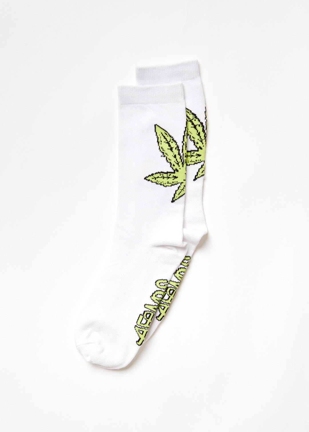 AFENDS Unisex Coasting - Crew Socks - White 