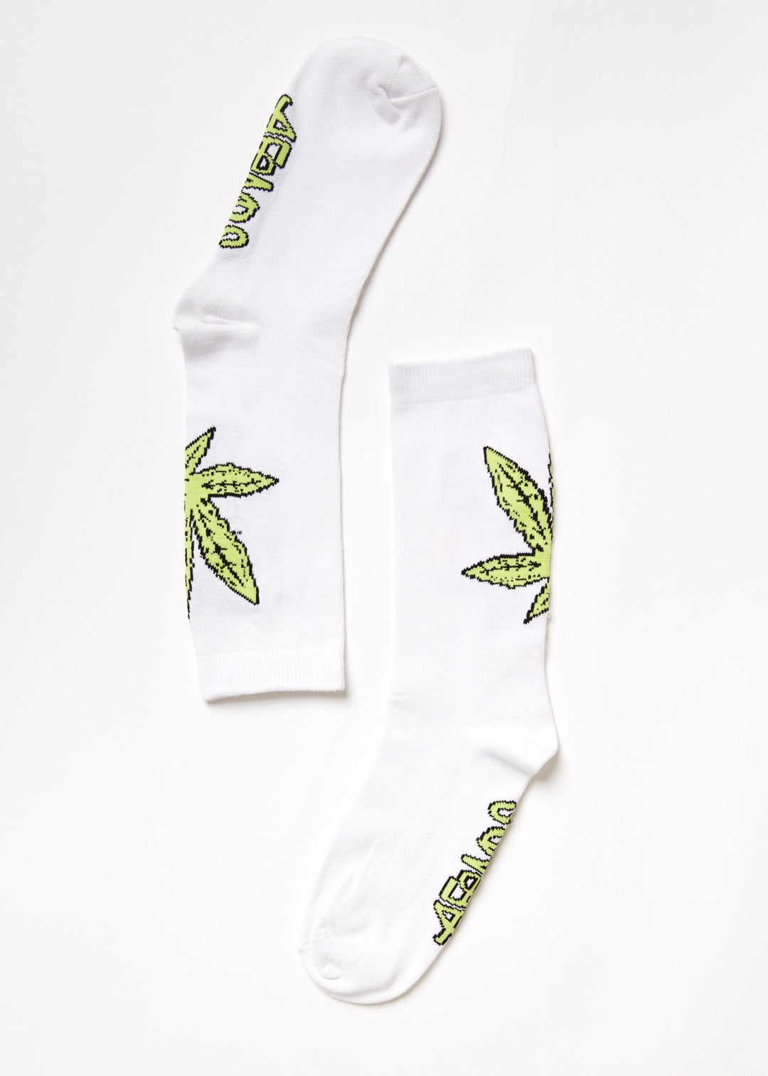 AFENDS Unisex Coasting - Crew Socks - White A224661-WHT-OS