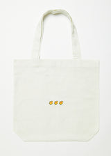 Afends Unisex Globe - Recycled Graphic Tote Bag - White - Afends unisex globe   recycled graphic tote bag   white 
