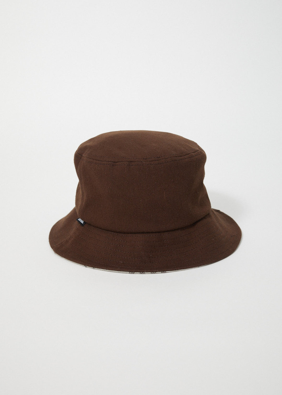 AFENDS Unisex Richmond - Organic Denim Bucket Hat - Coffee A213615-COF-OS