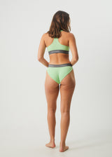 Afends Womens Molly - Hemp Sports Crop - Lime Green - Afends womens molly   hemp sports crop   lime green 