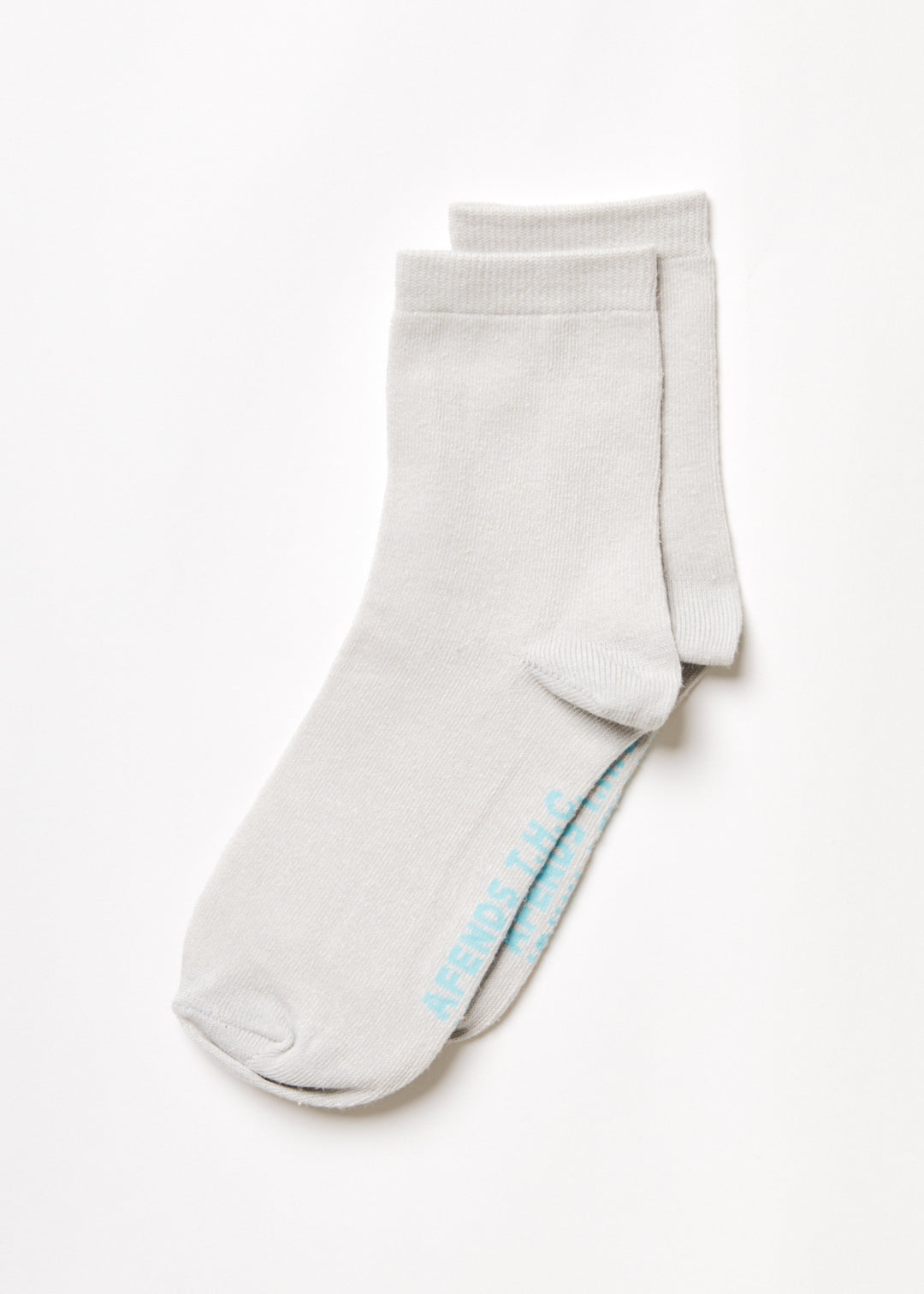 AFENDS Unisex All Time - Crew Socks - Shadow 