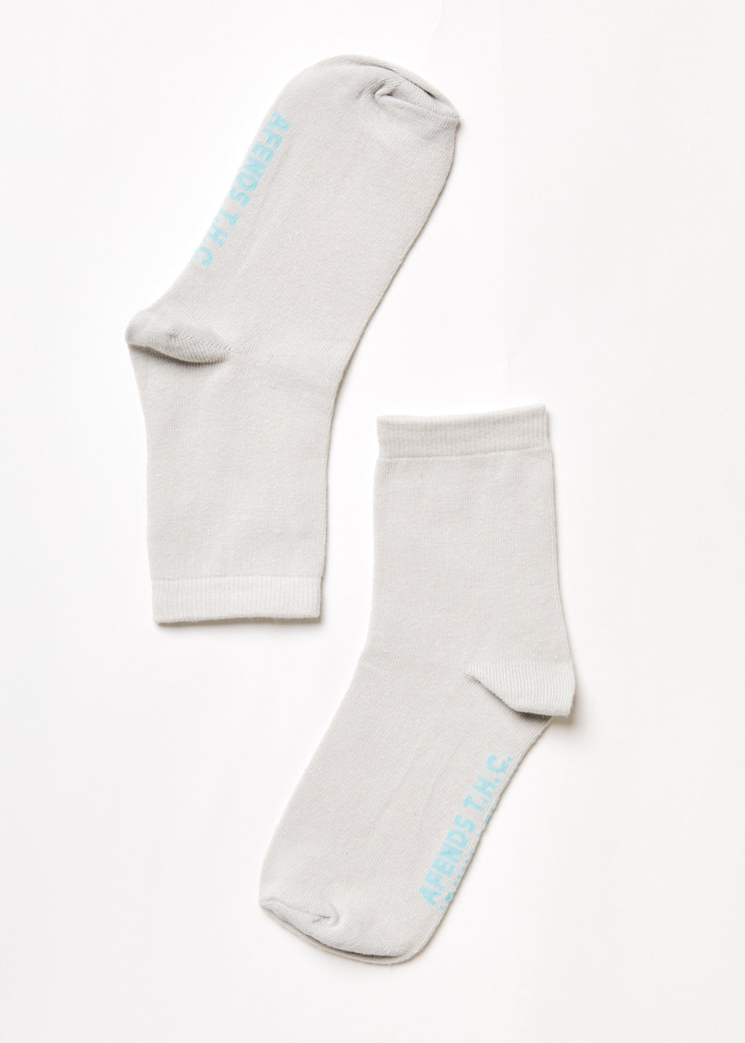 AFENDS Unisex All Time - Crew Socks - Shadow A220673-SHA-OS