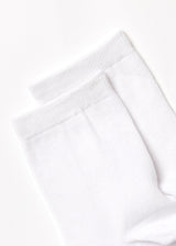 Afends Unisex All Time - Hemp Crew Socks - White - Afends unisex all time   hemp crew socks   white 