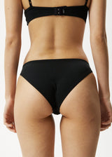 Afends Womens Lolly - Hemp Bikini Briefs 3 Pack - Black - Afends AU.