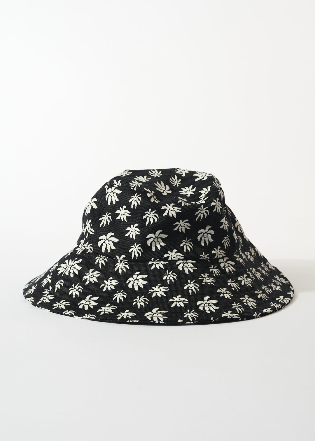 AFENDS Unisex Pascale - Wide Brim Bucket Hat - Black A221608-BLK-OS