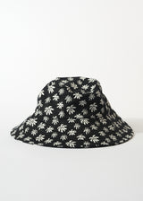 Afends Unisex Pascale - Hemp Wide Brim Bucket Hat - Black - Afends unisex pascale   hemp wide brim bucket hat   black a221608 blk os