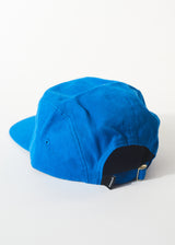 Afends Unisex Rolled Up - Hemp Panelled Cap - Electric Blue - Afends unisex rolled up   hemp panelled cap   electric blue 