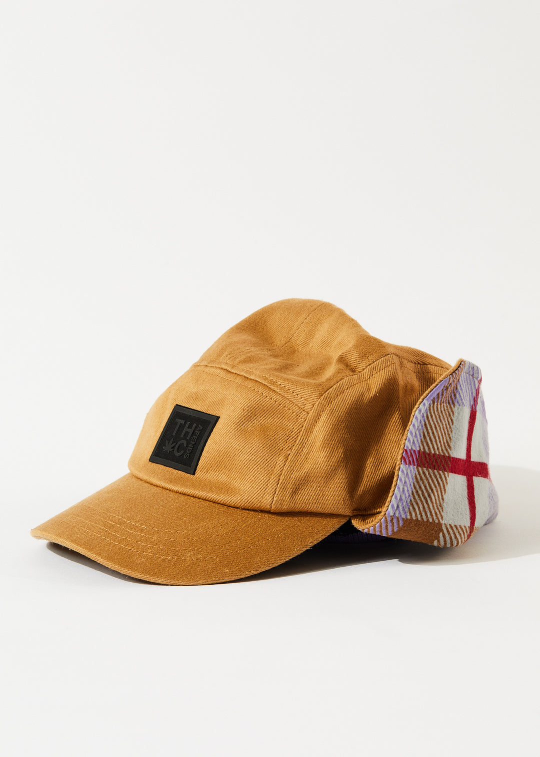 AFENDS Unisex Colby - Flap 5 Panel Cap - Chestnut A222603-CNT-OS