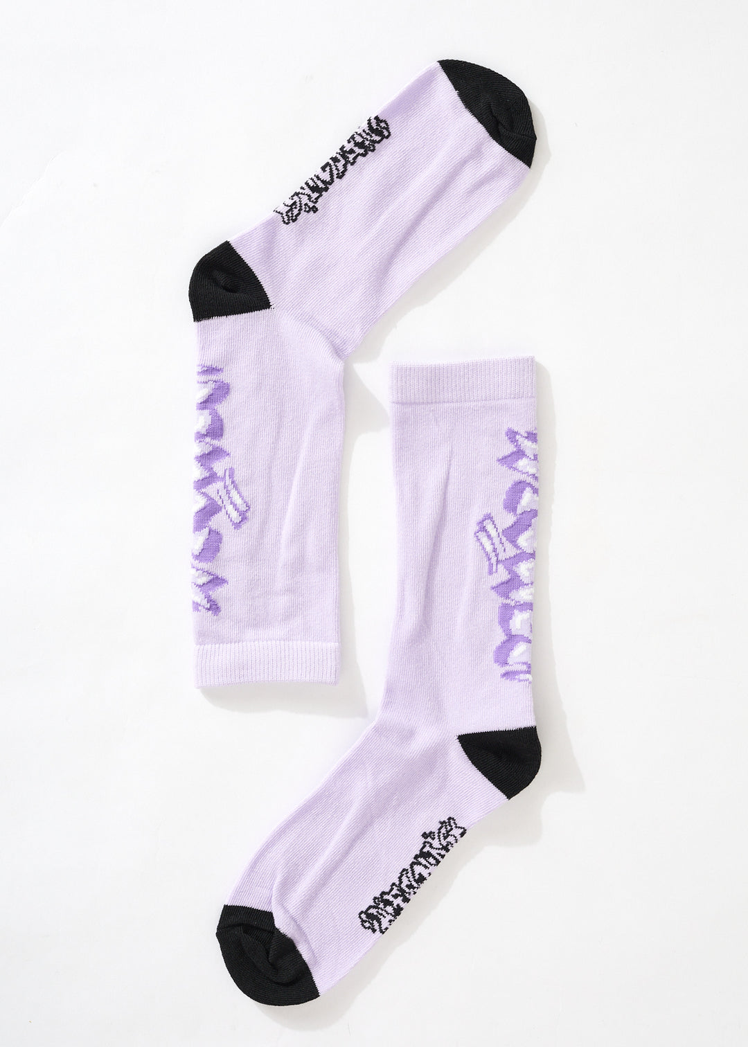 AFENDS Unisex Tracks - Crew Socks - Tulip A222668-TLP-OS