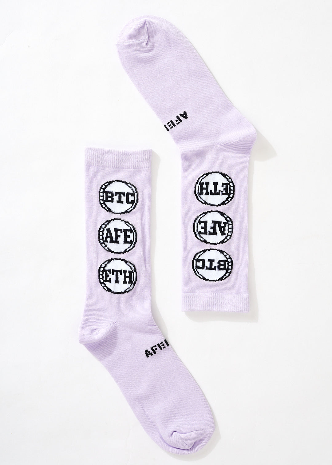 AFENDS Unisex Crypto - Crew Socks - Tulip 