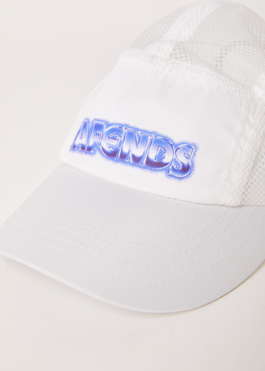 AFENDS Unisex Chromed - 5 Panel Cap - White 