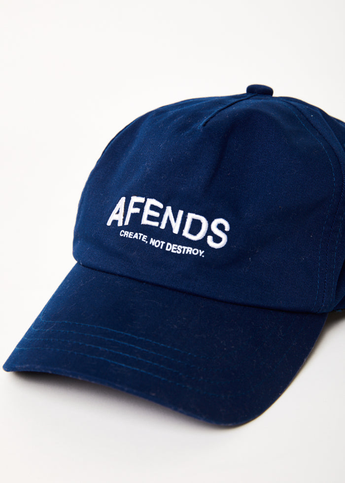 Afends Unisex Spaced Out - Recycled 5 Panel Cap - Seaport 