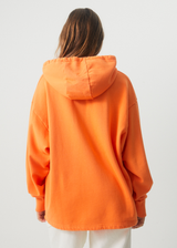 Afends Unisex Return - Unisex Organic Oversized Hoodie - Papaya - Afends unisex return   unisex organic oversized hoodie   papaya 