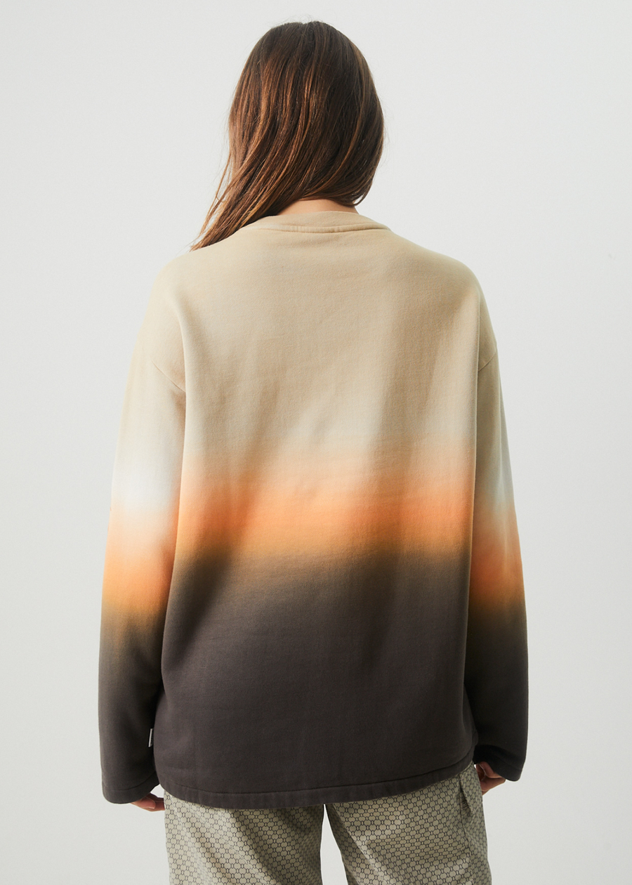 Polarised Women's Recycled Crew Neck Jumper Cement Afends AU.