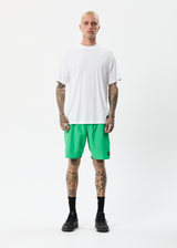Afends Mens Baywatch Vortex - Recycled Elastic Waist Shorts - Forest - Afends mens baywatch vortex   recycled elastic waist shorts   forest 
