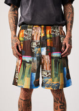 Afends Mens Boulevard - Recycled Baggy Shorts - Multi - Afends mens boulevard   recycled baggy shorts   multi 