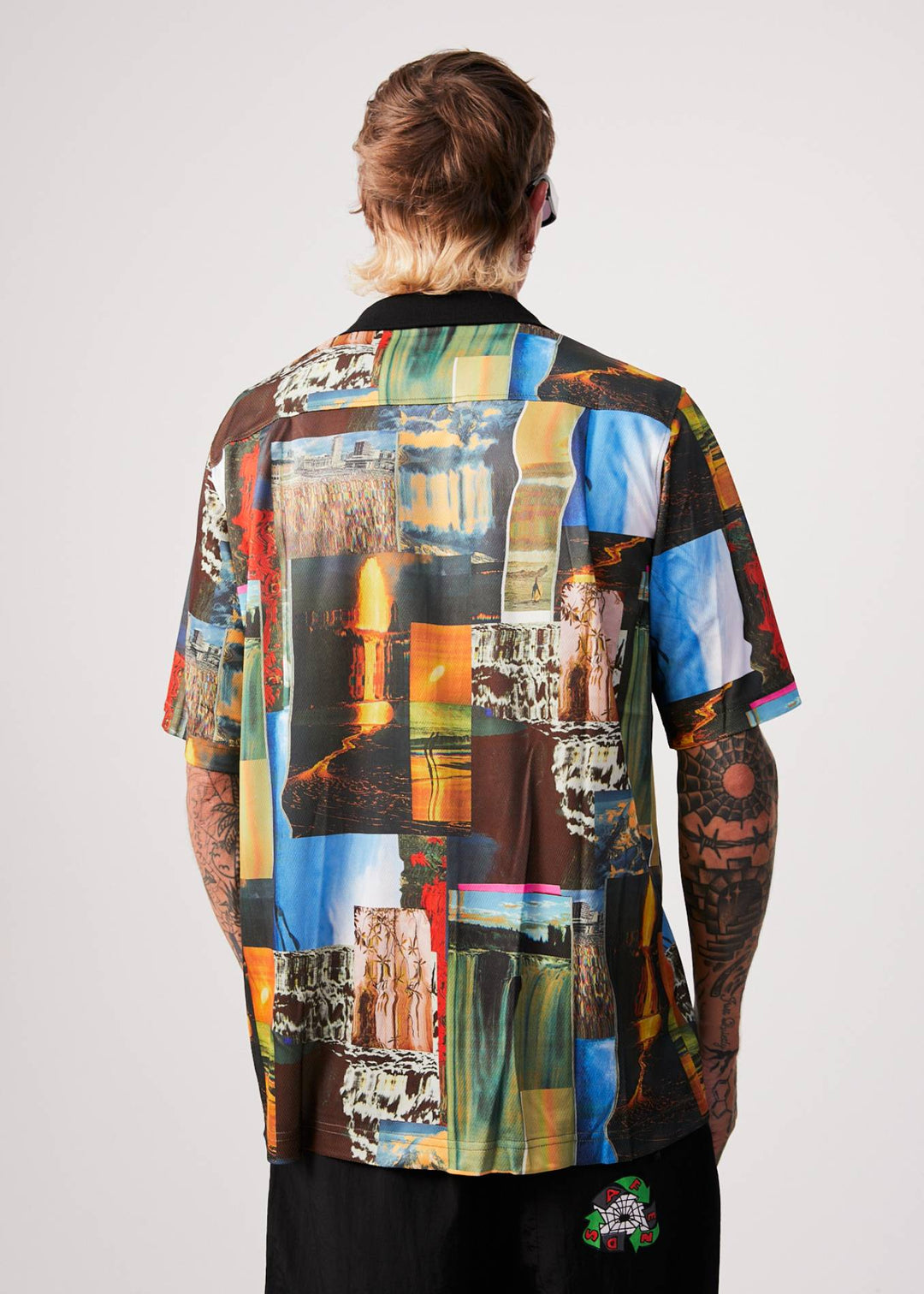 AFENDS Mens Boulevard - Short Sleeve Shirt - Multi 