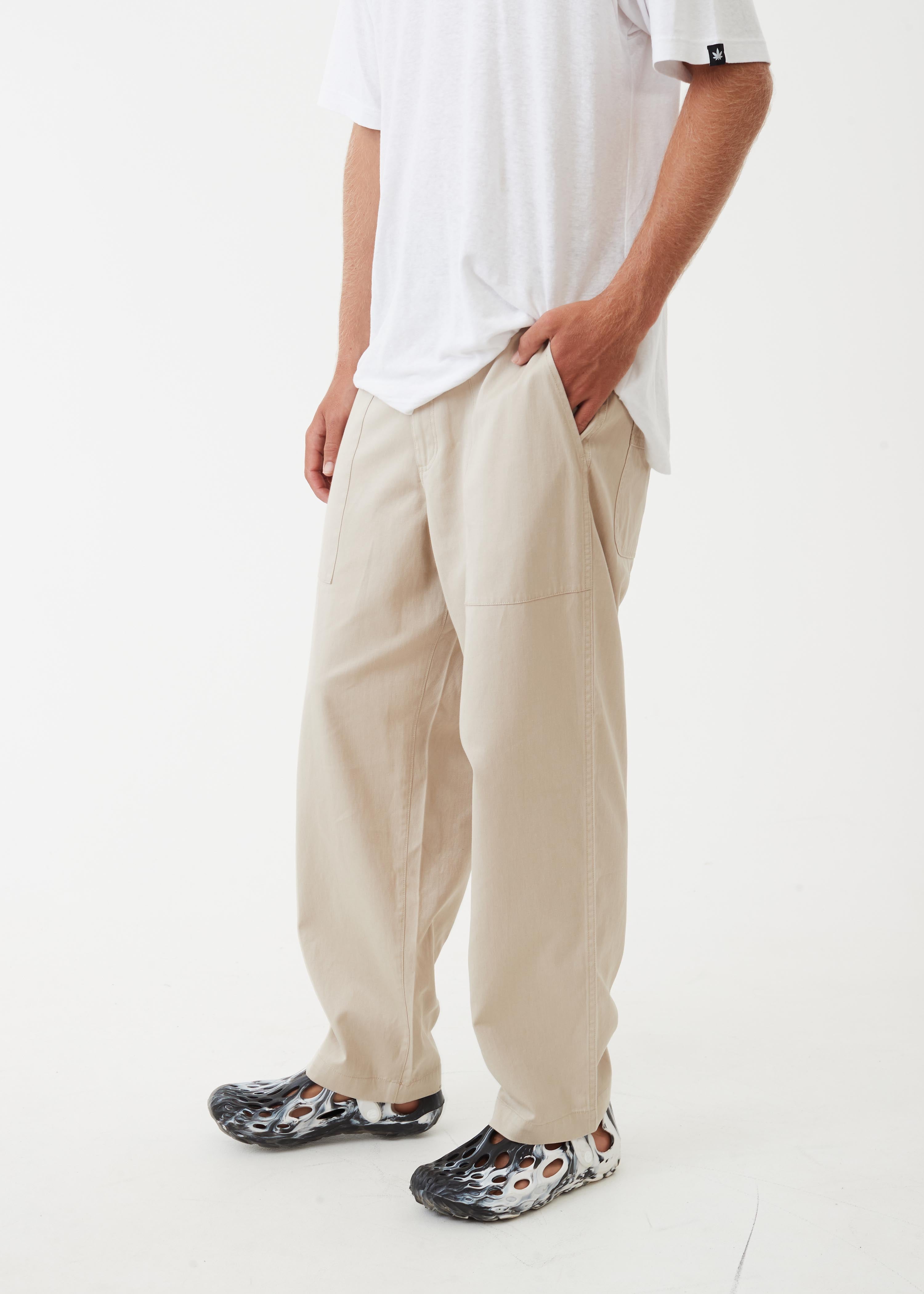 AFENDS CHESS CLUB HEMP RELAXED PANTS