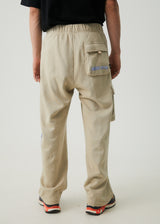 Afends Mens Chromed - Recycled Sweat Pants - Cement - Afends mens chromed   recycled sweat pants   cement 