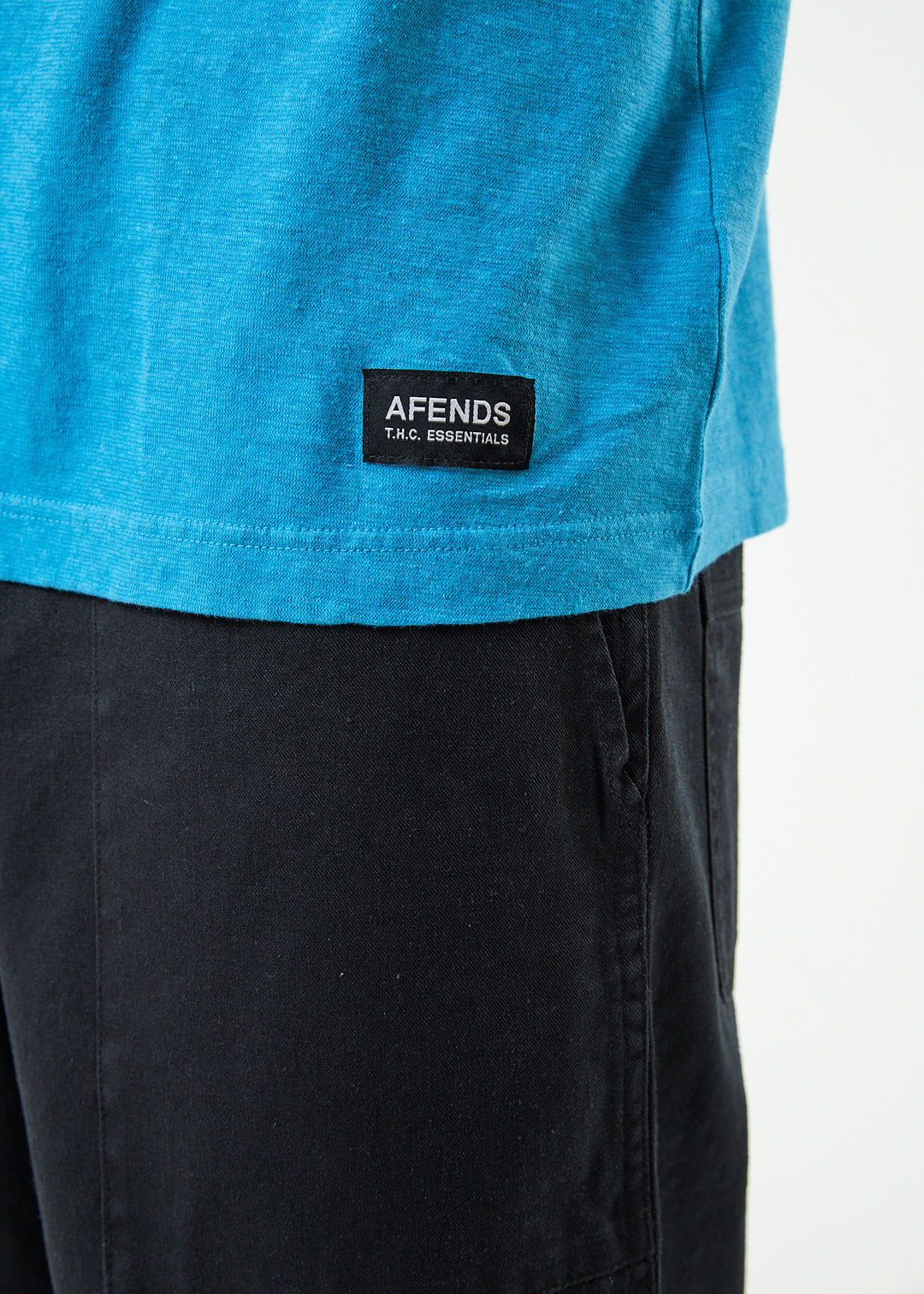 AFENDS Mens Classic - Retro Tee - Dark Teal 