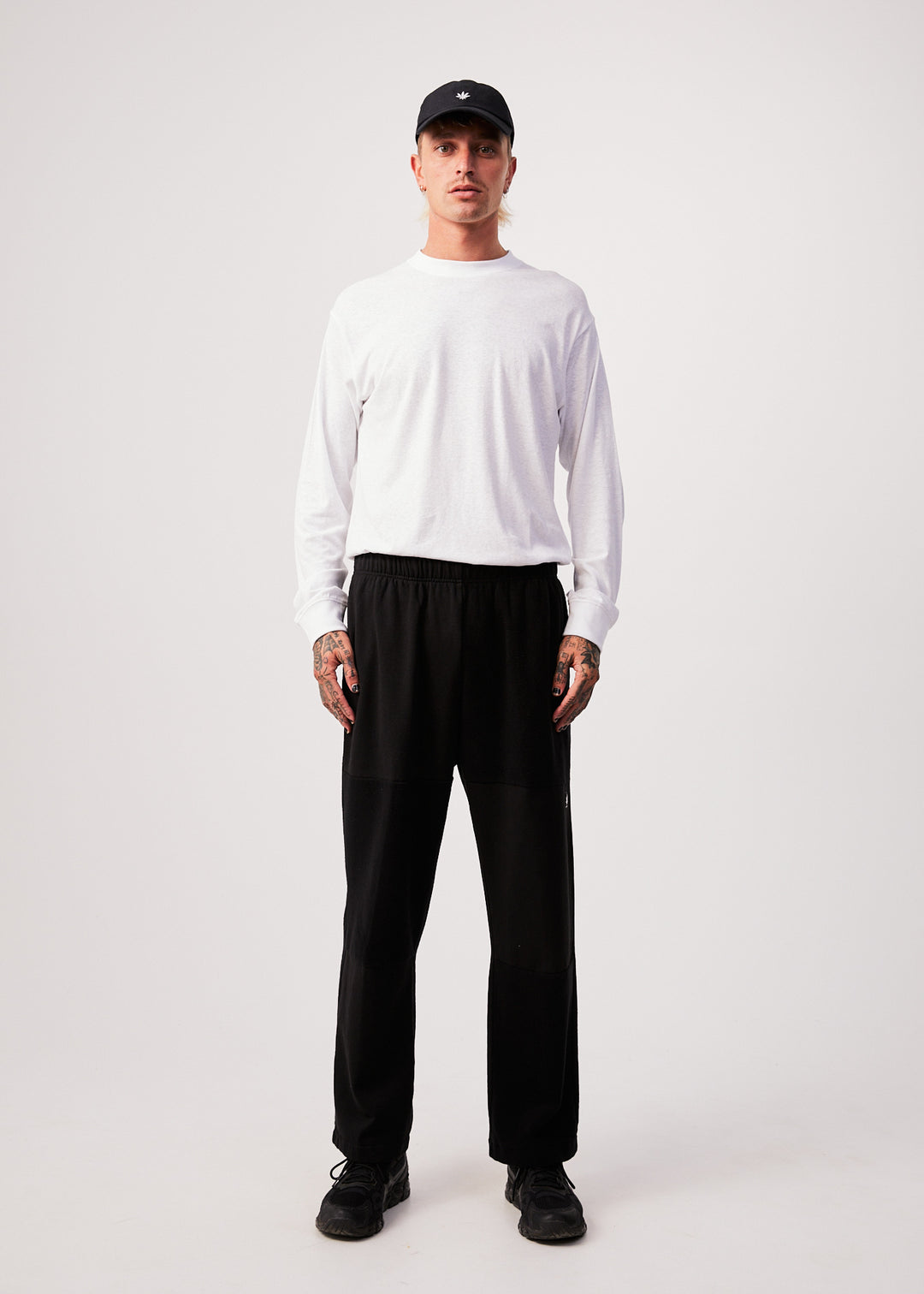 AFENDS Mens Creation - Sweat Pants - Black 