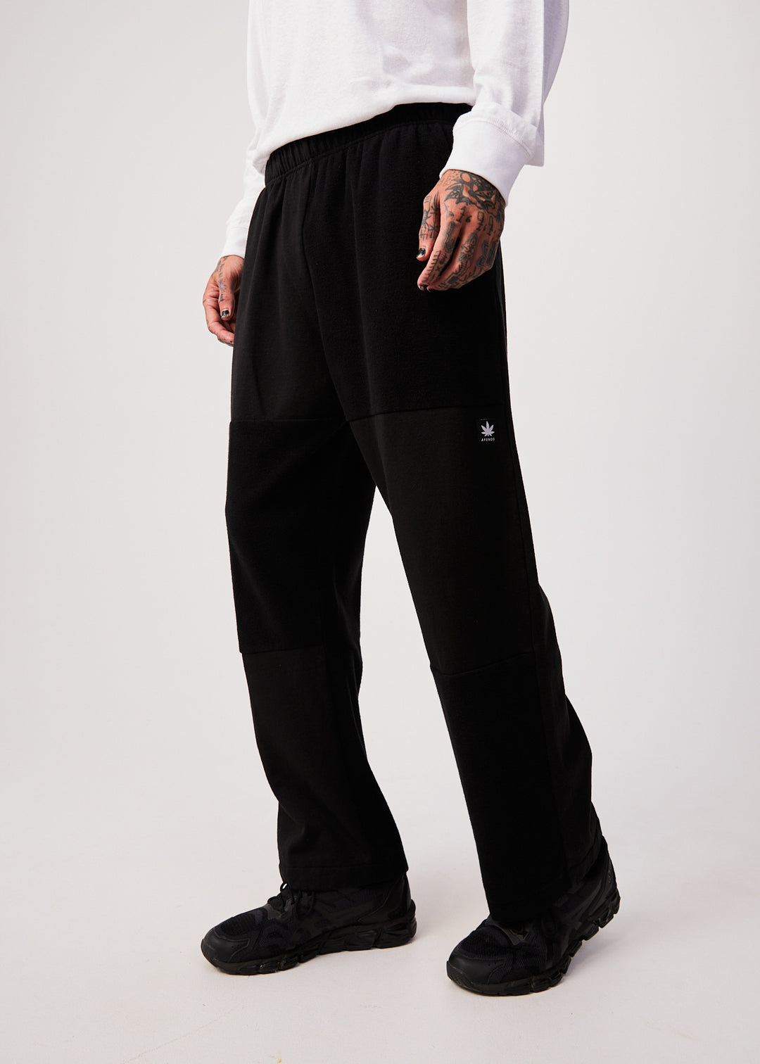 AFENDS Mens Creation - Sweat Pants - Black 