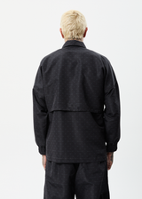 Afends Mens Escape - Recycled Spray Jacket - Charcoal - Afends mens escape   recycled spray jacket   charcoal 