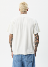 Afends Mens Holiday - Recycled Boxy Graphic T-Shirt - Off White - Afends mens holiday   recycled boxy graphic t shirt   off white 