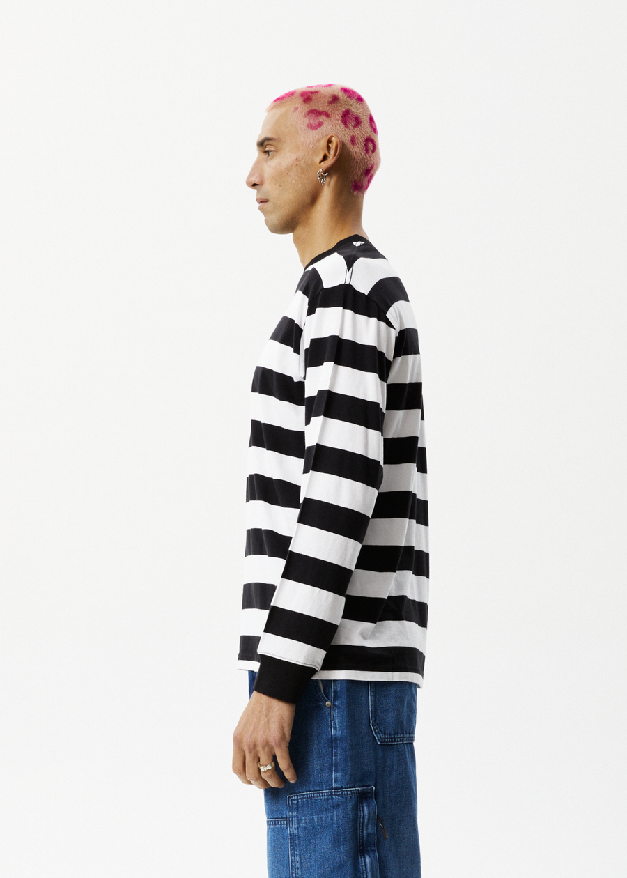 Striped long sales sleeve t shirt