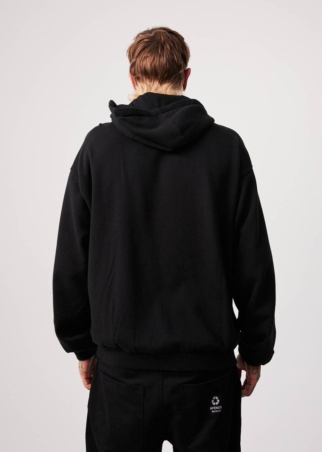 AFENDS Mens Spaced - Hoodie - Black 