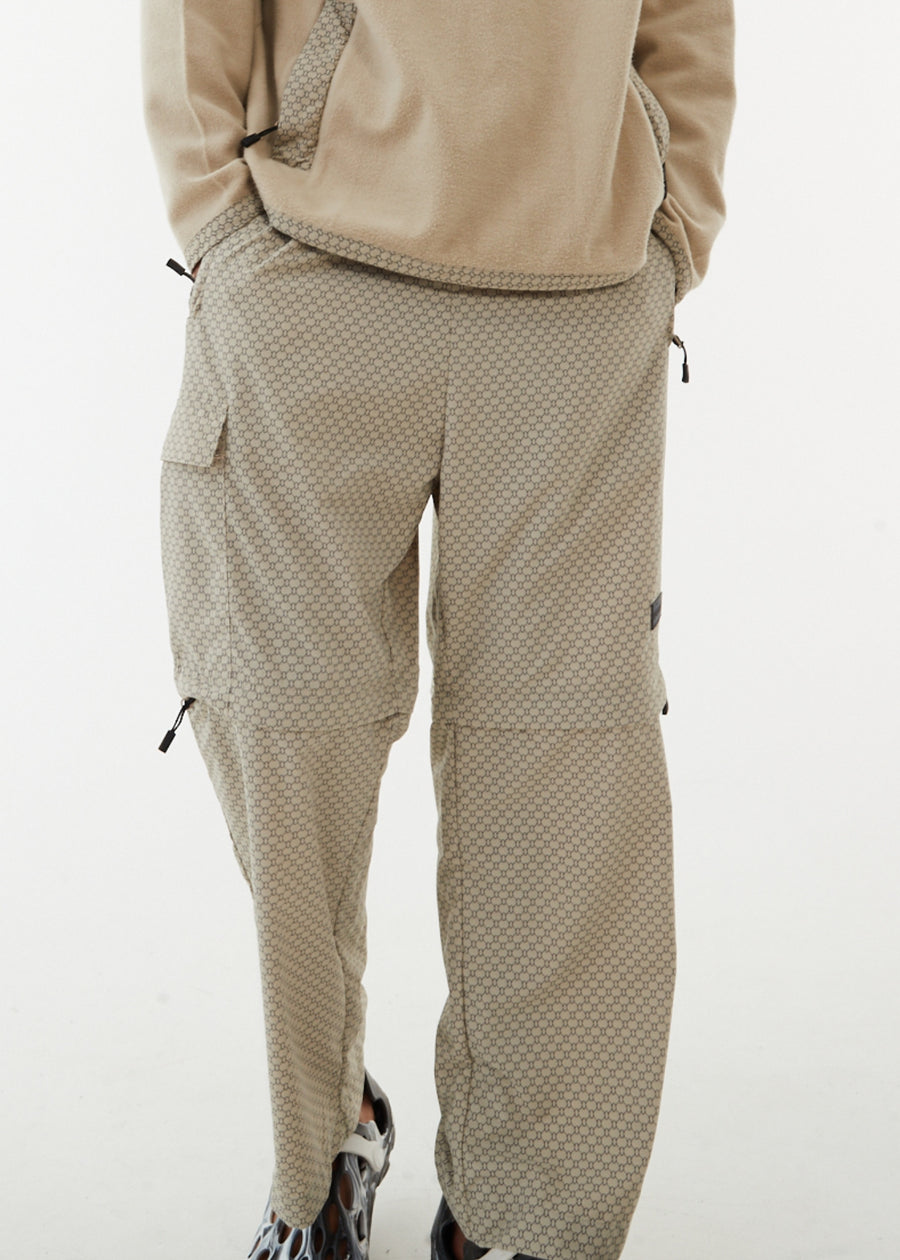 Anthology Unisex Unisex Recycled Nylon Zip Off Pants Cement