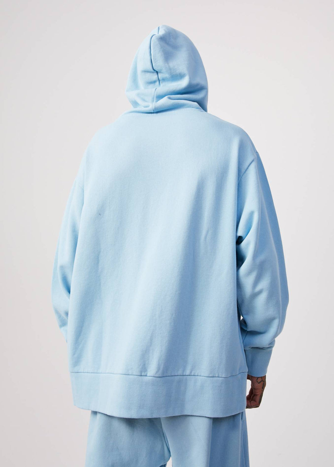 AFENDS Unisex Conditional - Unisex Oversized Hoodie - Sky Blue 