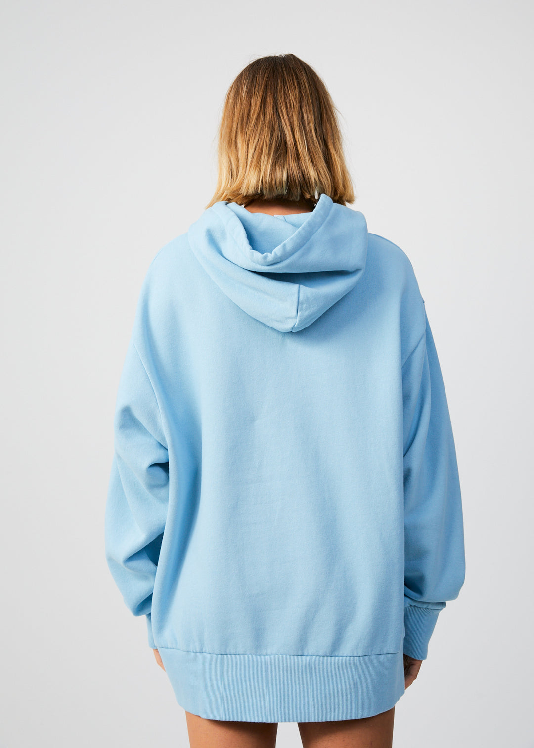 AFENDS Unisex Conditional - Unisex Oversized Hoodie - Sky Blue 