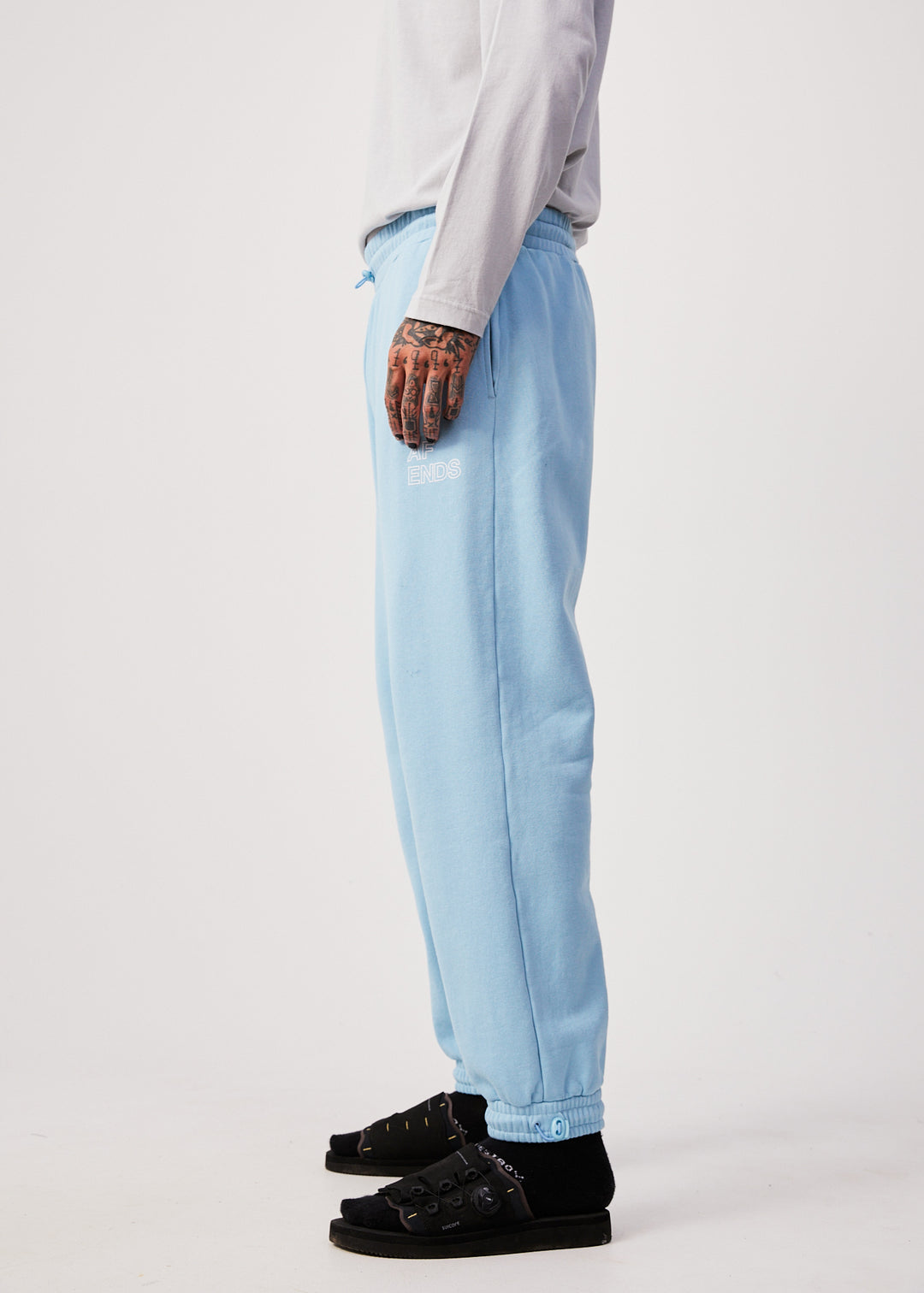 AFENDS Unisex Conditional - Unisex Sweat Pants - Sky Blue 